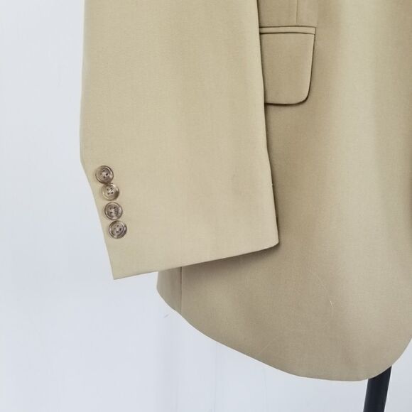 Brooks Brothers Brookscool Poplin Khaki Sport Coat - Picture 4 of 8